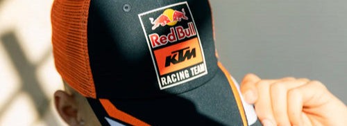 Gorra Turbo Trucker visera curva Navy/Orange RedBull KTM Racing