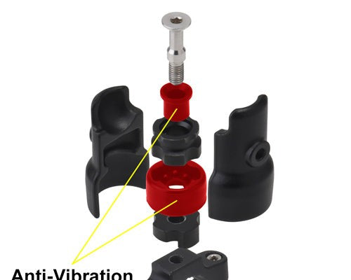 Soporte para teléfono móvil anti vibraciones Tough Lock Ti-Color | ZetaRacing