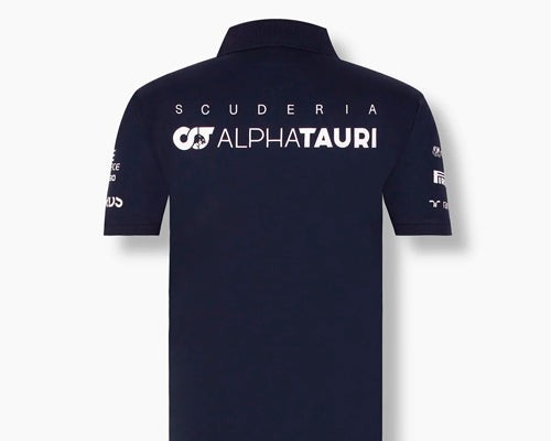 Polera pique con cierre F1 Scuderia Alpha Tauri Navy | F1 Apparel