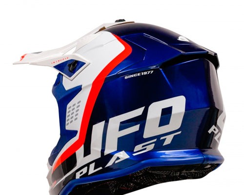 Casco de enduro / motocross Intrepid Blue/White | Ufo Plast