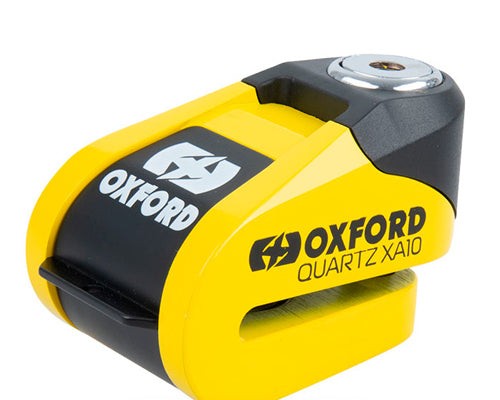 Candado de disco con alarma Quartz XA10 | Oxford Products