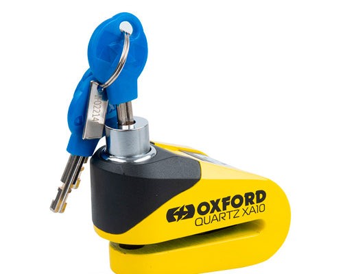 Candado de disco con alarma Quartz XA10 | Oxford Products
