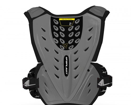 Protector de pecho (jofa) infantil para Mx/Enduro Reactor gris | UFO Plast
