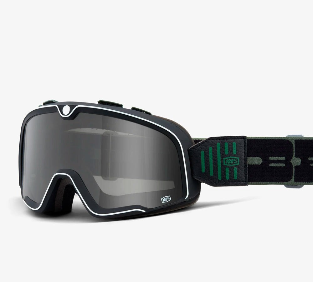 Antiparra Vintage Off-Road modelo Barstow Kalmus Silver Lens | 100 Percent