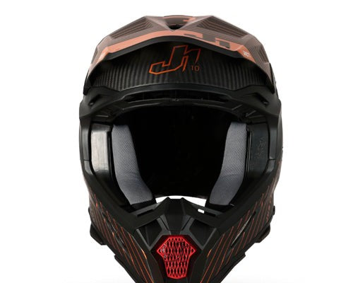 Casco Off Road J22 de carbono 3K 10th Bronze Black | Just 1 Racing