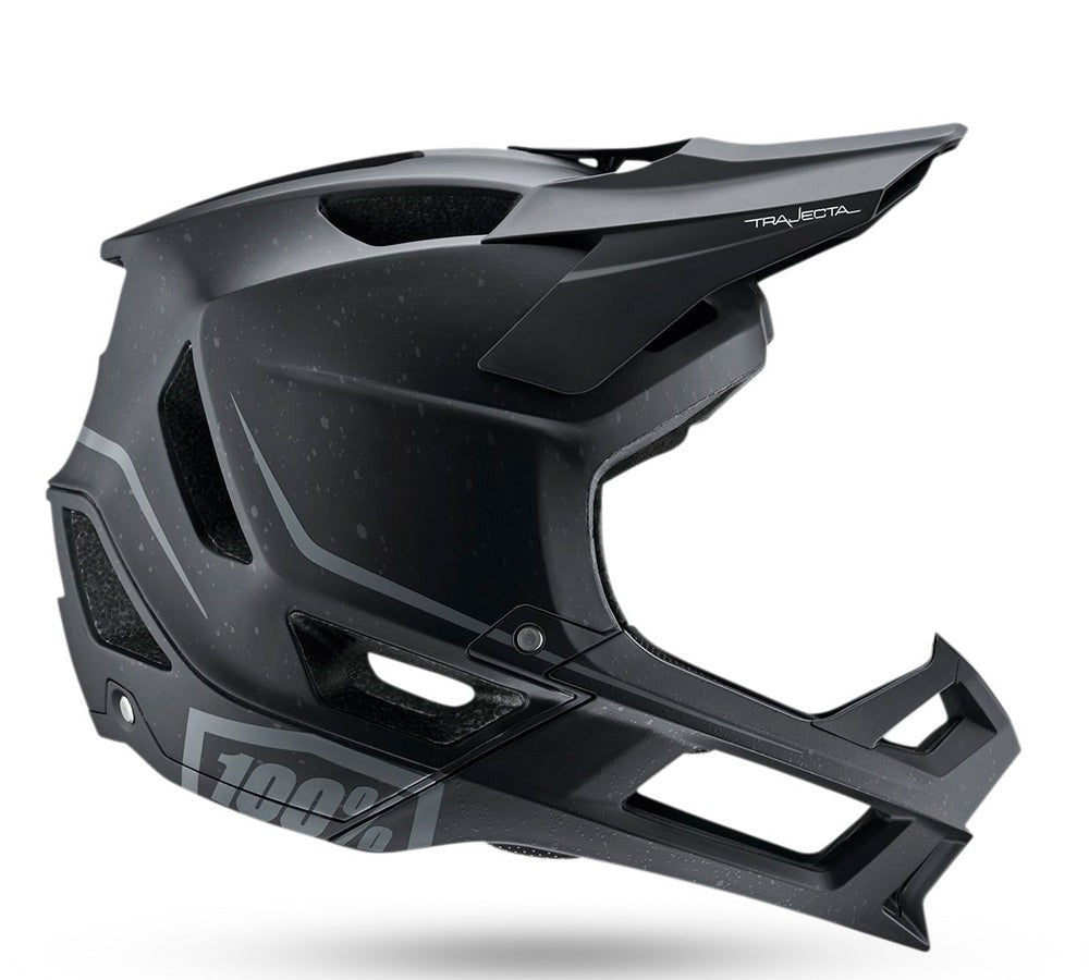 Casco DownHill / MTB / BMX modelo Trajecta Black CPSC/CE (con Fidlock) | 100 Percent