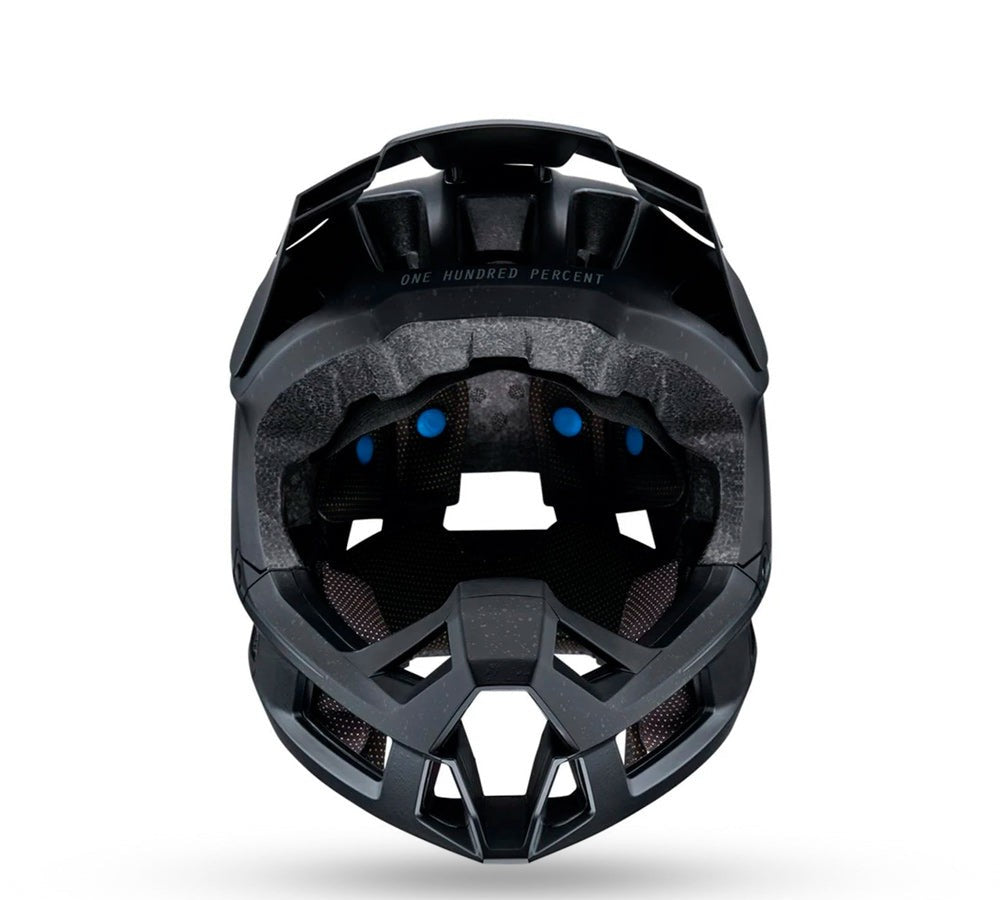 Casco DownHill / MTB / BMX modelo Trajecta Black CPSC/CE (con Fidlock) | 100 Percent