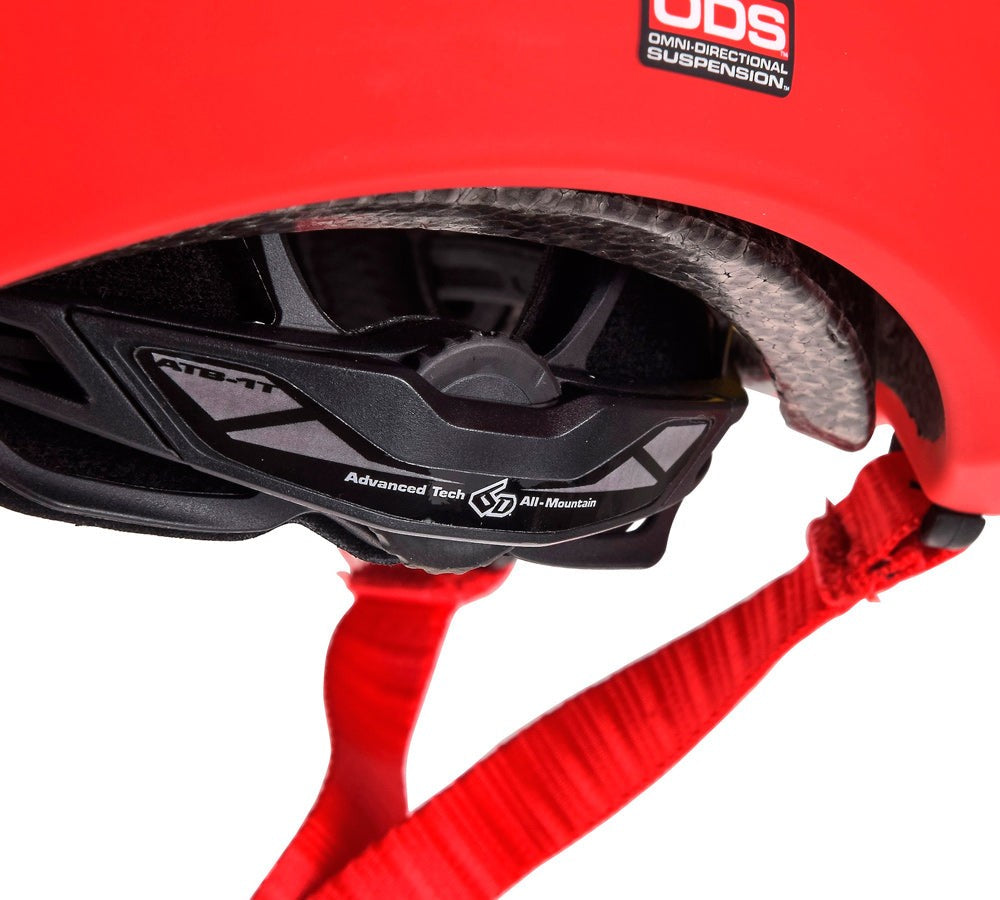 Casco de ciclismo Trail ATB-1T Blanco/Rojo | 6D Helmets