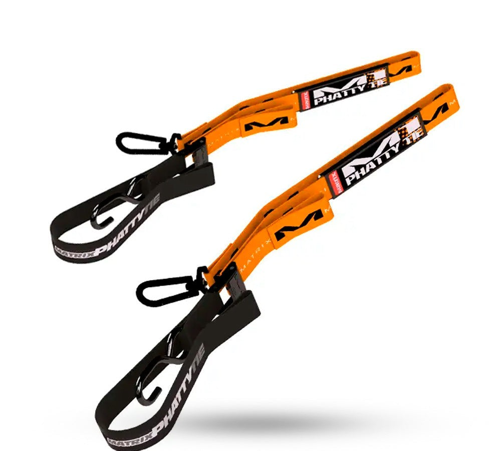 Set (2) de amarras (Tie Down) para motos M1 Phatty (1,5") | Matrix Concepts