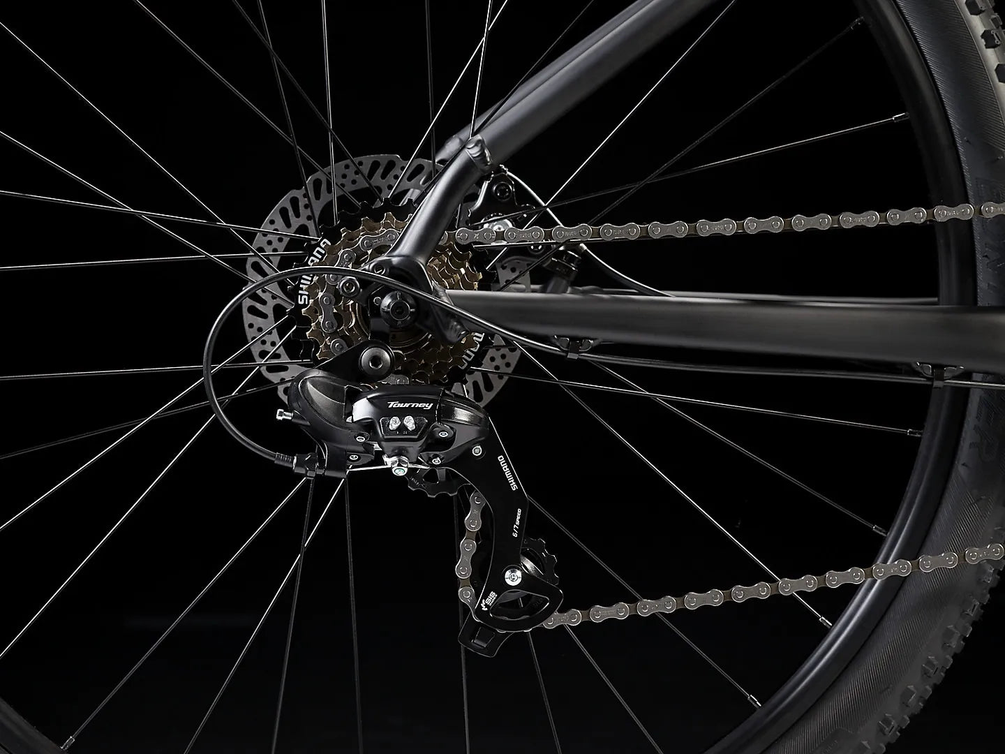 Bicicleta MTB Trek Marlin 4 Negra 2da Gen