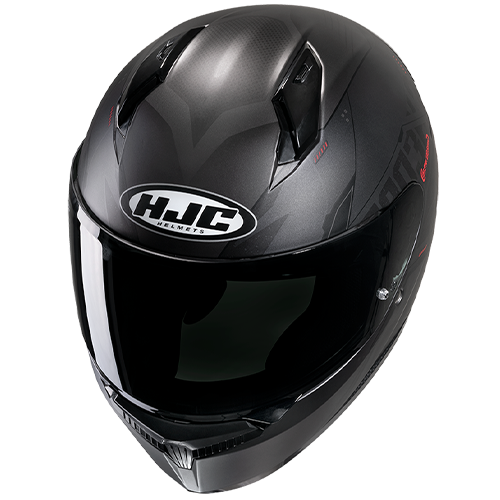 HJC Casco C10 Inka MC1SF Negro/Gris/Rojo - Rideshop