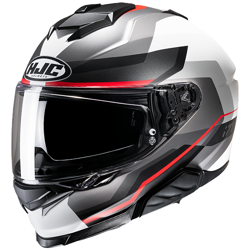 HJC Casco i71 Nior MC1SF Negro/Gris/Rojo - Rideshop
