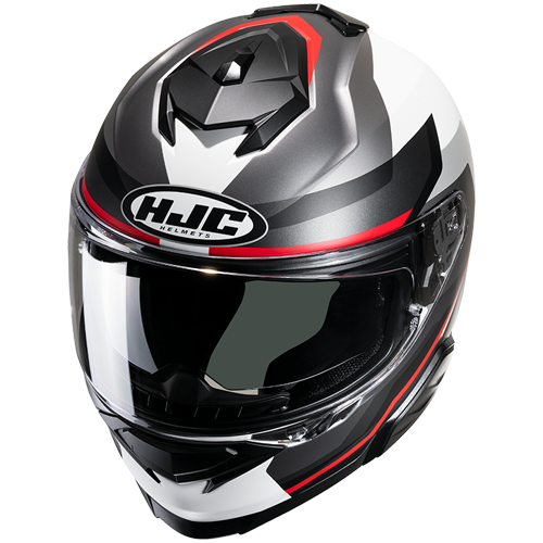 HJC Casco i71 Nior MC1SF Negro/Gris/Rojo - Rideshop