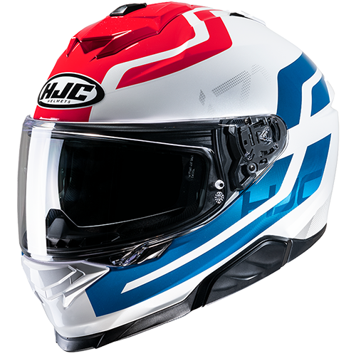 HJC Casco i71 Enta MC21 Blanco/Azul/Rojo - Rideshop
