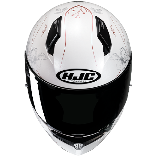 HJC Casco C10 Epik MC8 Blanco/Rosa Doraro - Rideshop