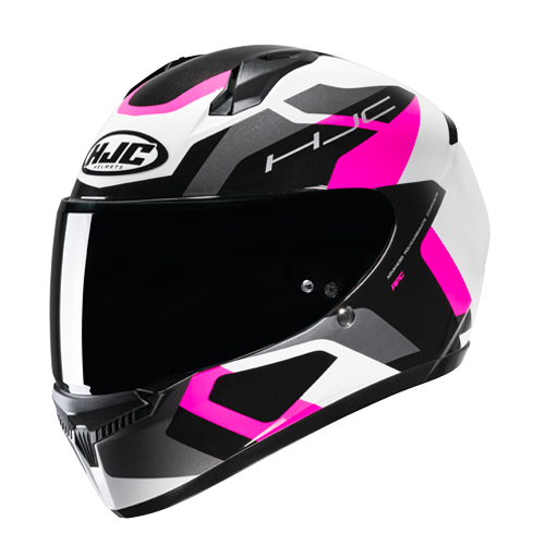 HJC Casco C10 Tins MC8 Blanco/Rosado - Rideshop