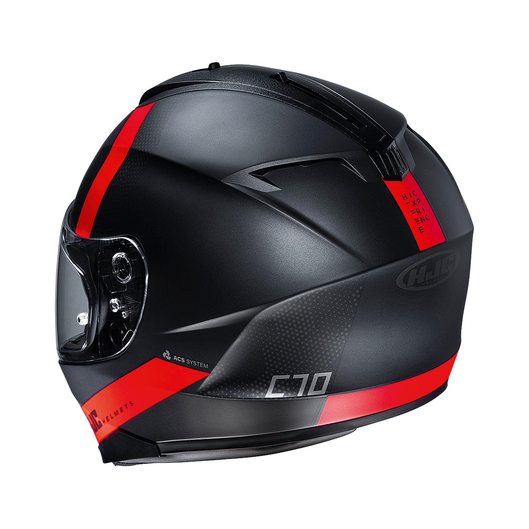 HJC Casco C70 Eura MC1SF Negro/Rojo - Rideshop