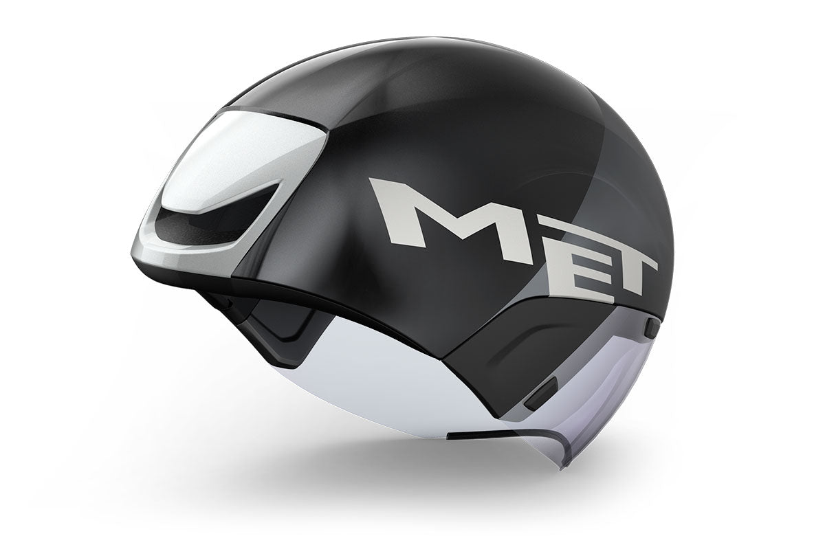 Casco de Bicicleta Met Codatronca CE Black Silver Matt Glossy