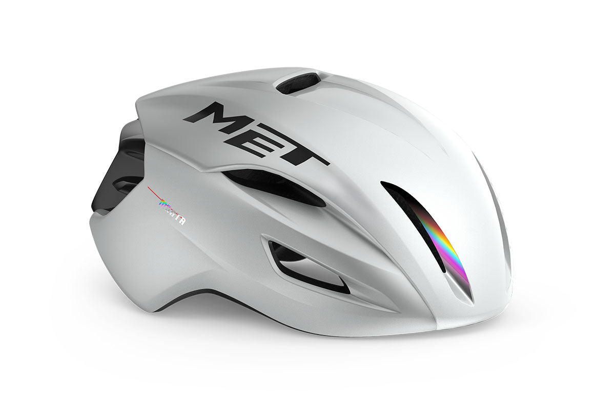 Met Casco de Bicicleta Manta Mips Ce White Holographic | Glossy - Rideshop