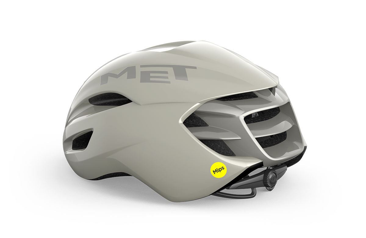 Casco de Bicicleta Met Manta Mips Ce Greige Glossy