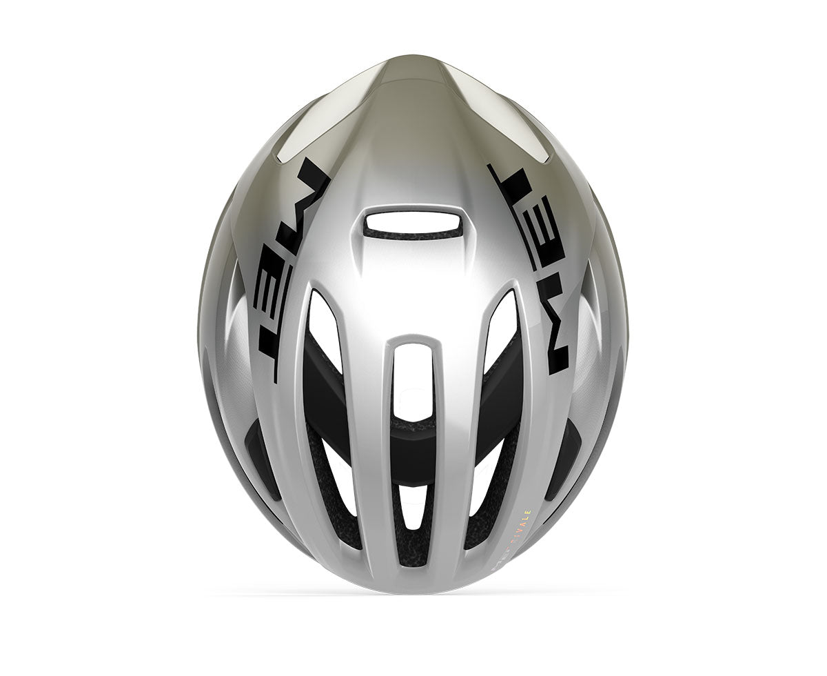 Met Casco de Bicicleta Rivale Mips Ce Silver Gray Glossy