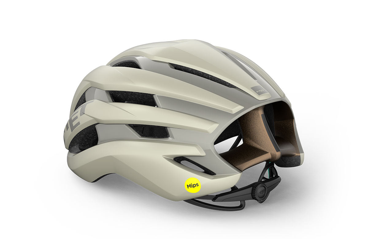 Casco de Bicicleta Met Trenta Mips Greige Matt Glossy