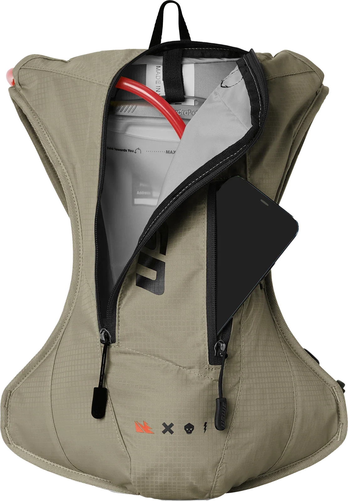 Mochila de Hidratación USWE Outlander Moto 4L Sand