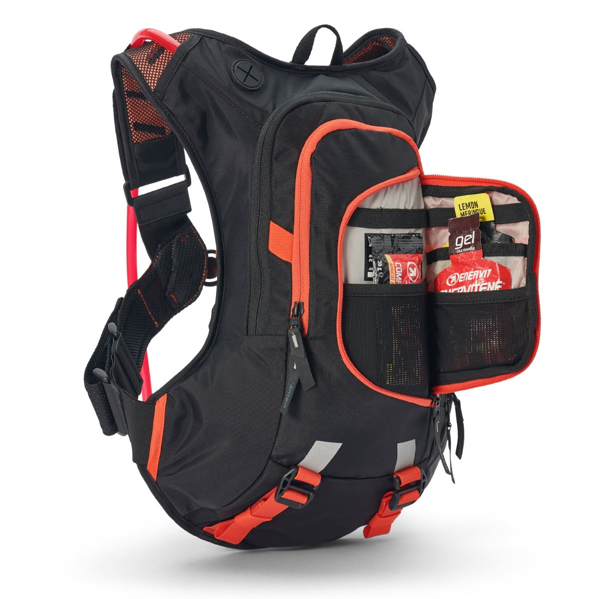 Mochila de Hidratación USWE Hydro 8L Negro Naranjo
