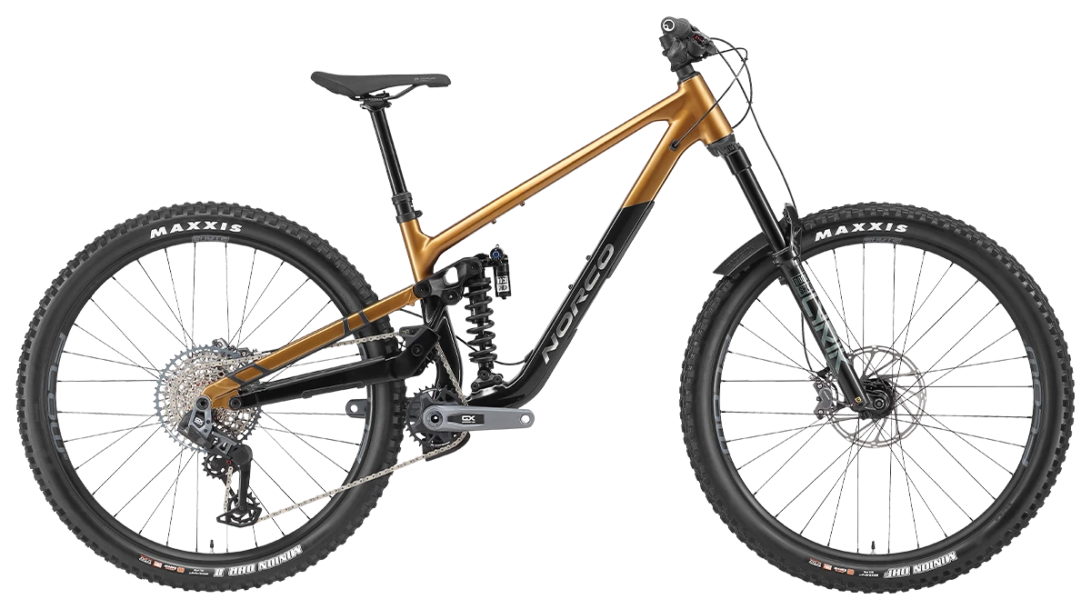Bicicleta Enduro Norco Sight A1 Aro 29 2024 Dorado/Negro