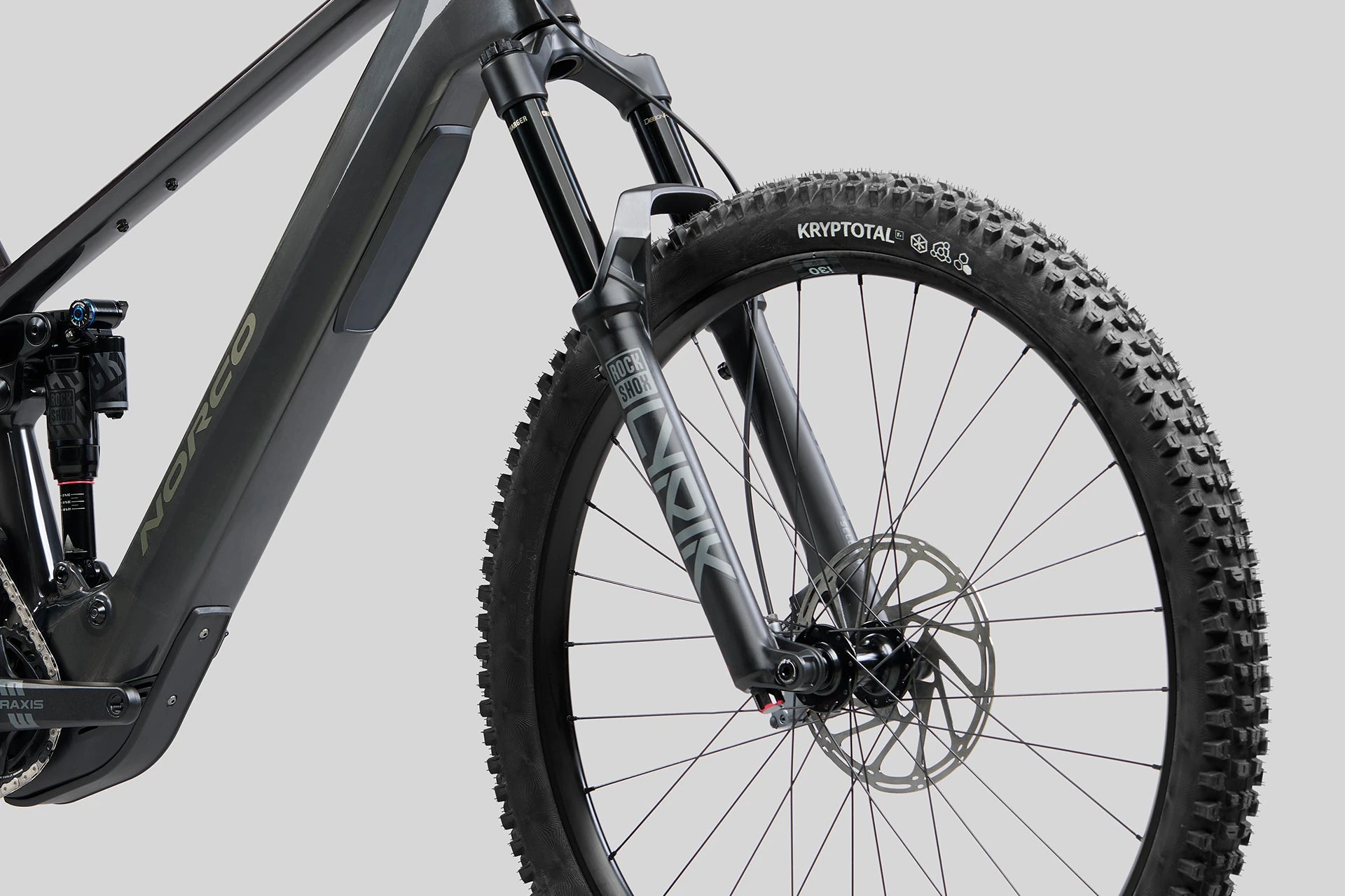 Bicicleta Eléctrica Norco Sight VLT CX C2 Mullet 150mm Raw Black / Liquid Current