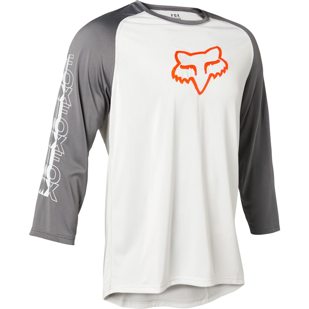 Polera Bicicleta Ranger Vibe 3/4 Blanco/Gris Fox - Rideshop