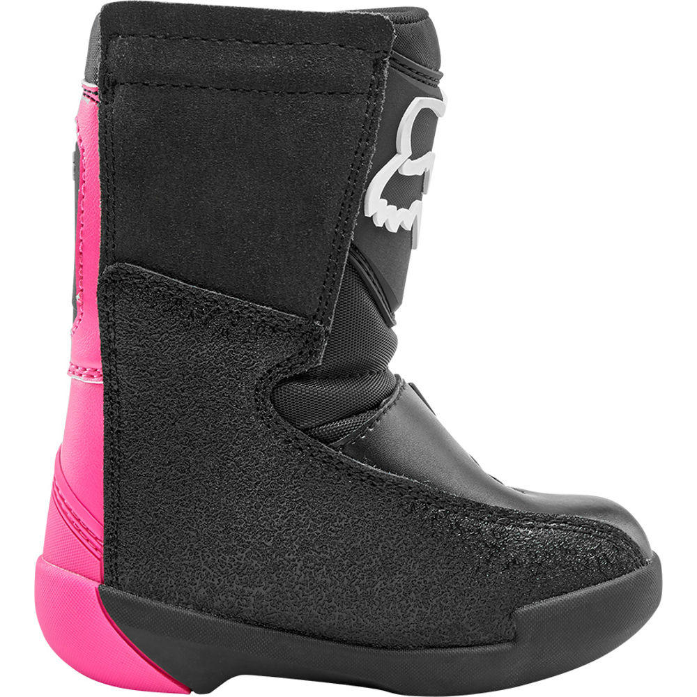 FOX Botas Moto Infantil Comp K Negro/Rosado - Rideshop