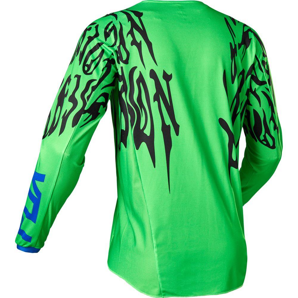 Polera Moto 180 Peril Verde Fox