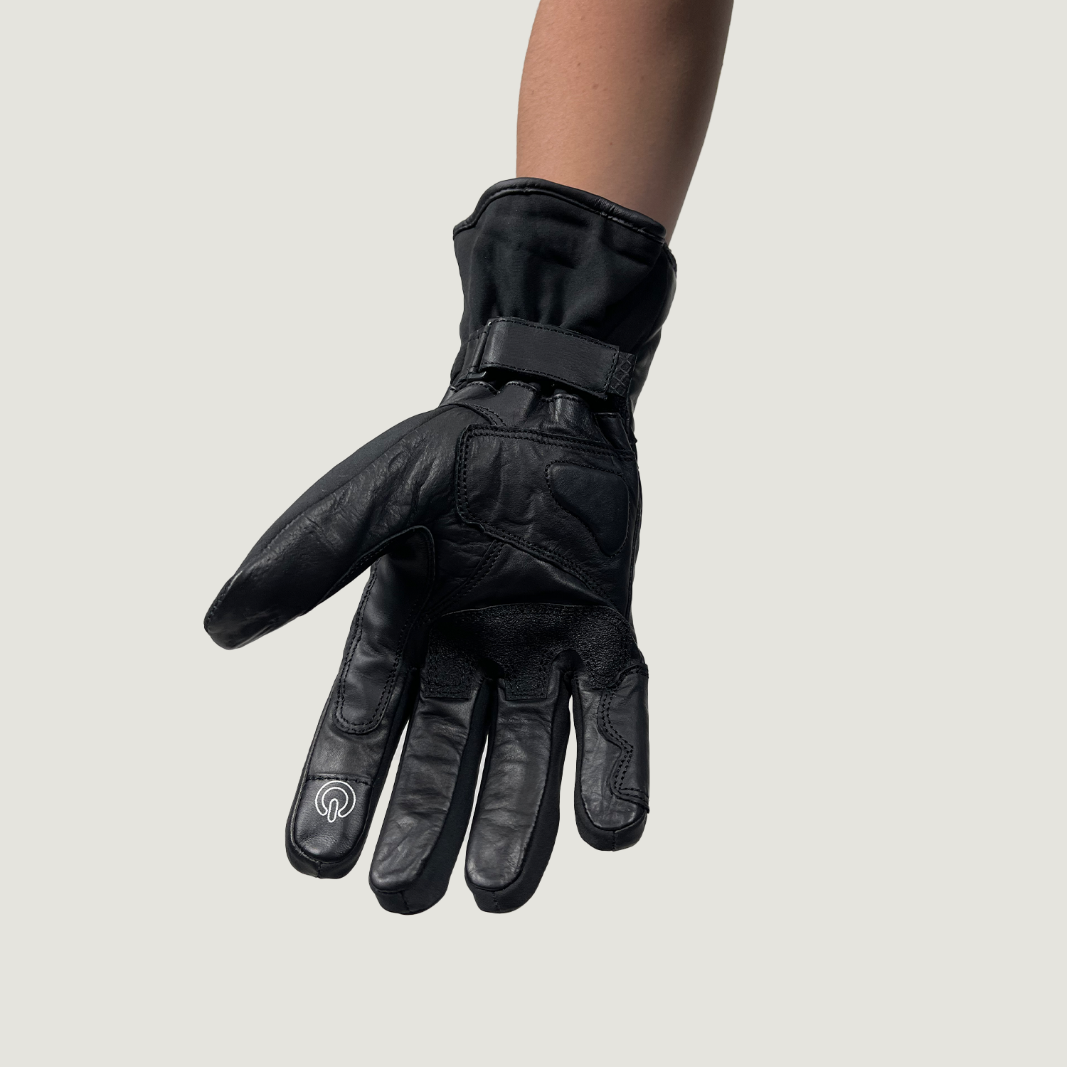 Guantes Moto Calle Invierno Negro KMZ
