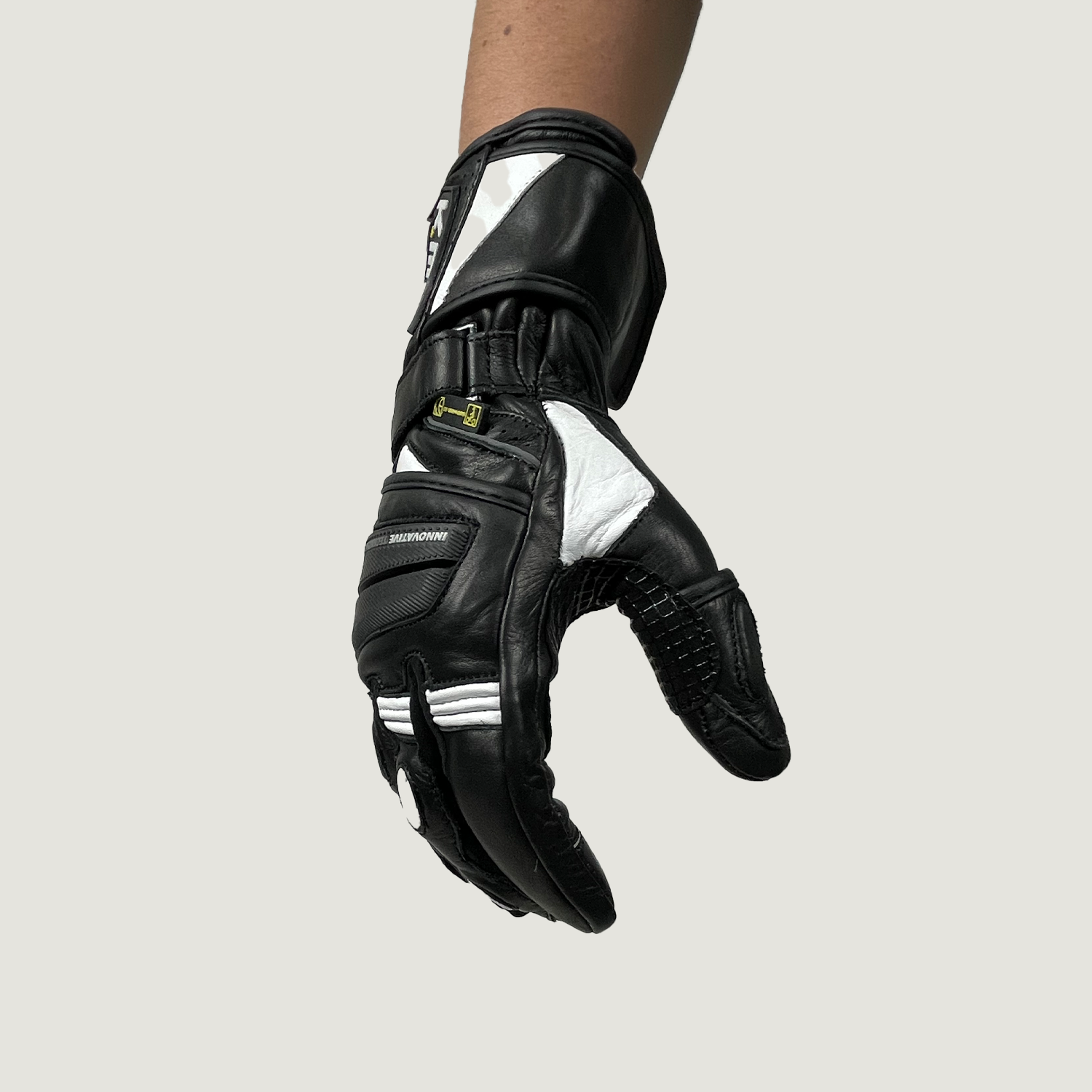 Guantes Moto Calle Primal Negro/Blanco