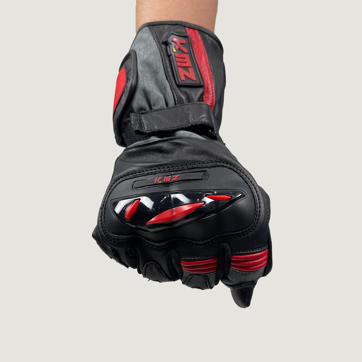 Guantes Moto Calle Forbiden Negro/Rojo
