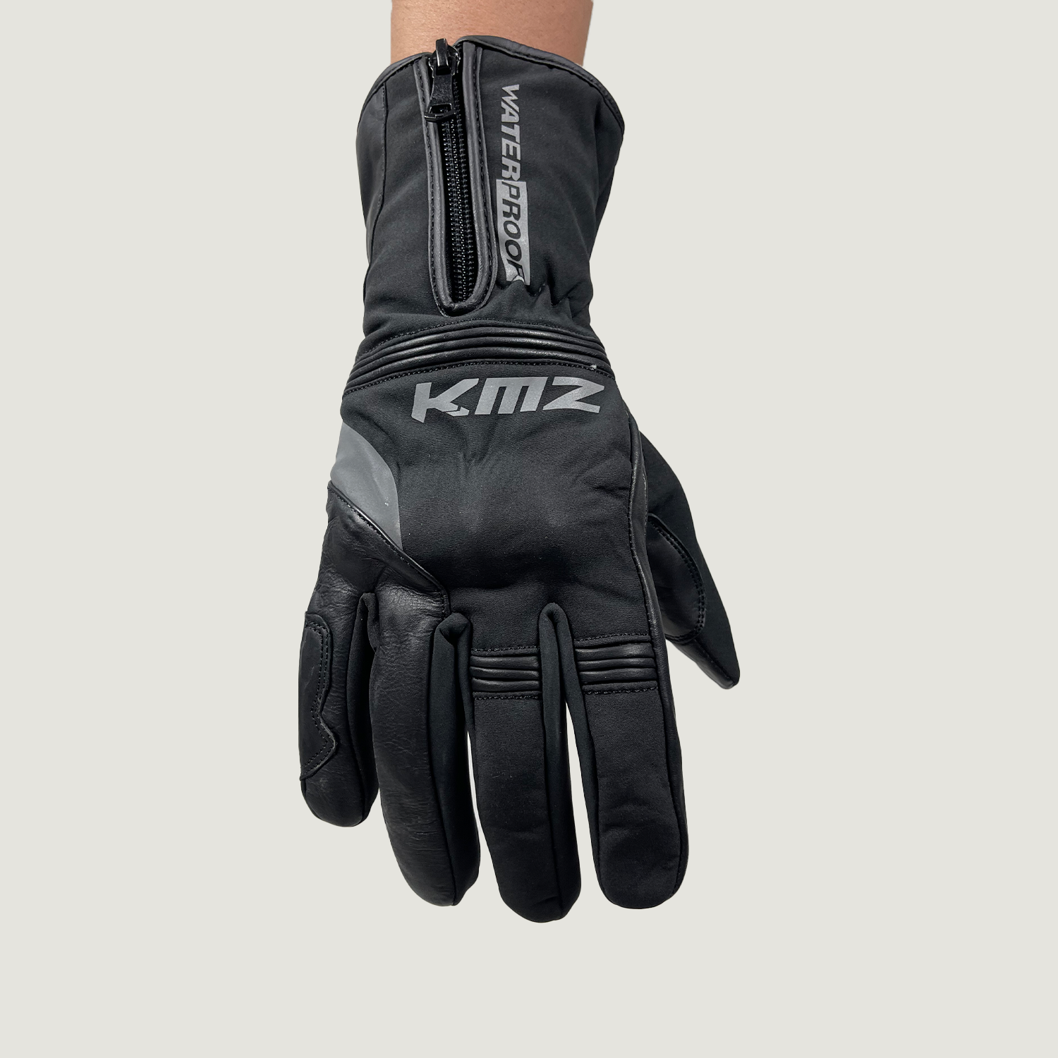 Guantes Moto Calle Invierno Negro KMZ
