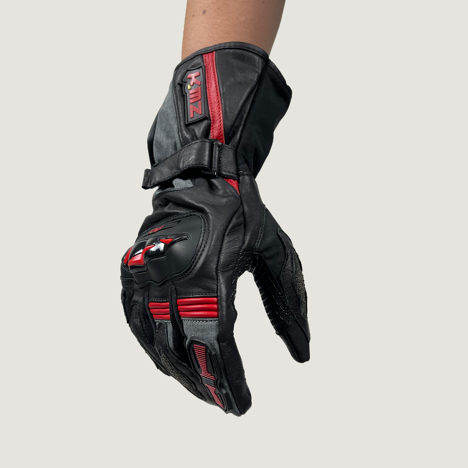 Guantes Moto Calle Forbiden Negro/Rojo