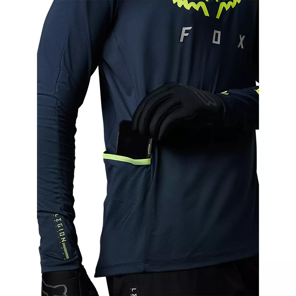 Polera Moto Ranger Drive Azul Fox