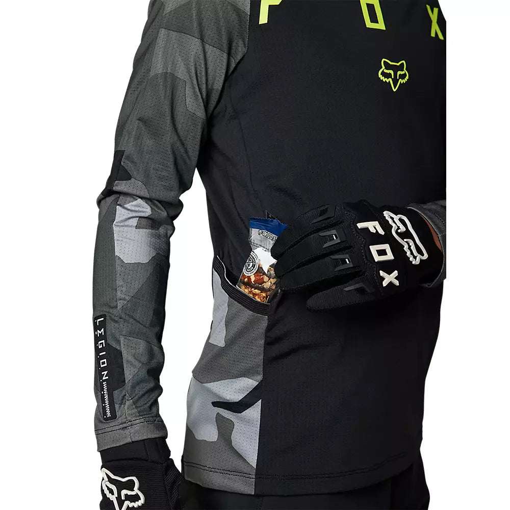 FOX Polera Moto Niño Ranger Drive Camo Verde