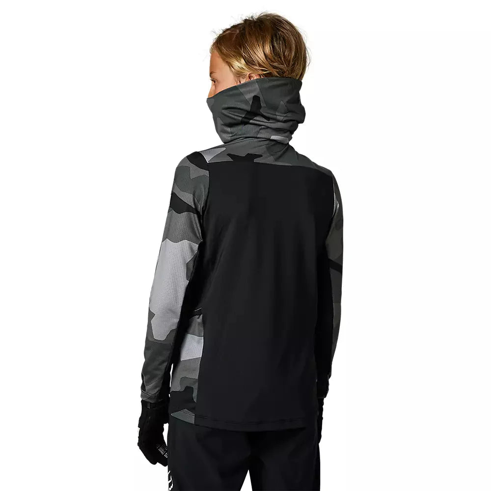 FOX Polera Moto Niño Ranger Drive Camo Verde