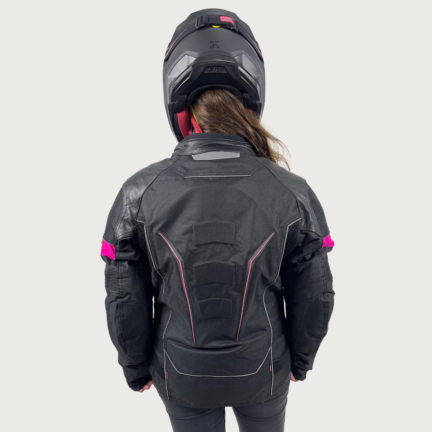 Chaqueta Moto Calle Streetflow Apex Negro Kmz