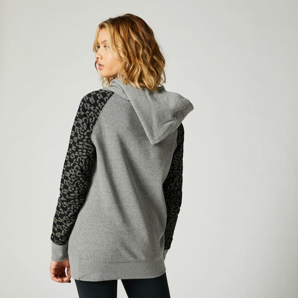 Poleron Lifestyle Mujer Society Gris Fox