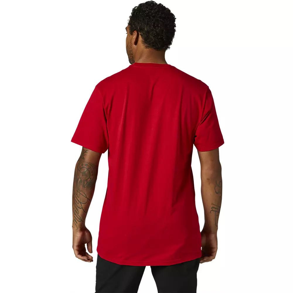 Polera Lifestyle Pinnacle Rojo Fox - Rideshop