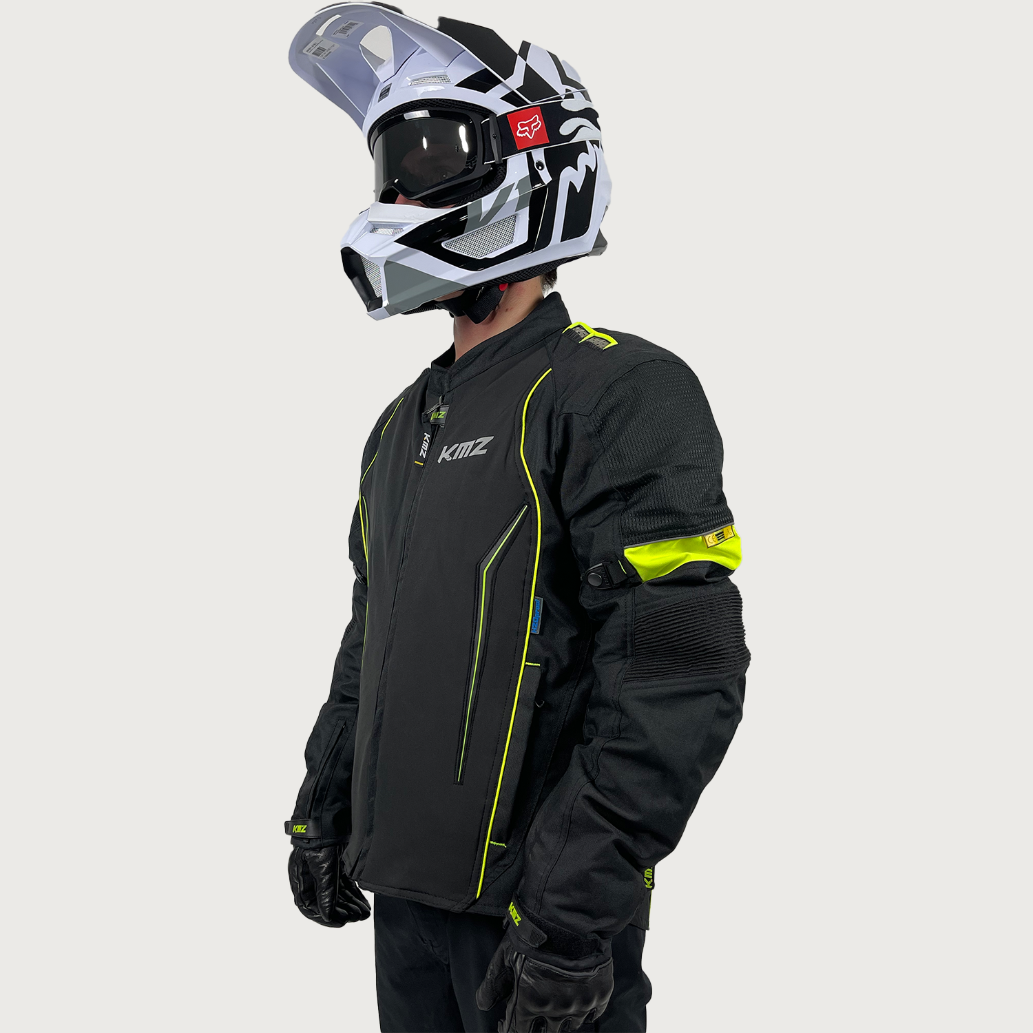 Chaqueta Moto Calle KMZ Racer Negro/Verde