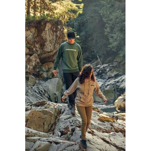 Poleron Lifestyle Forest Crew Verde Norco