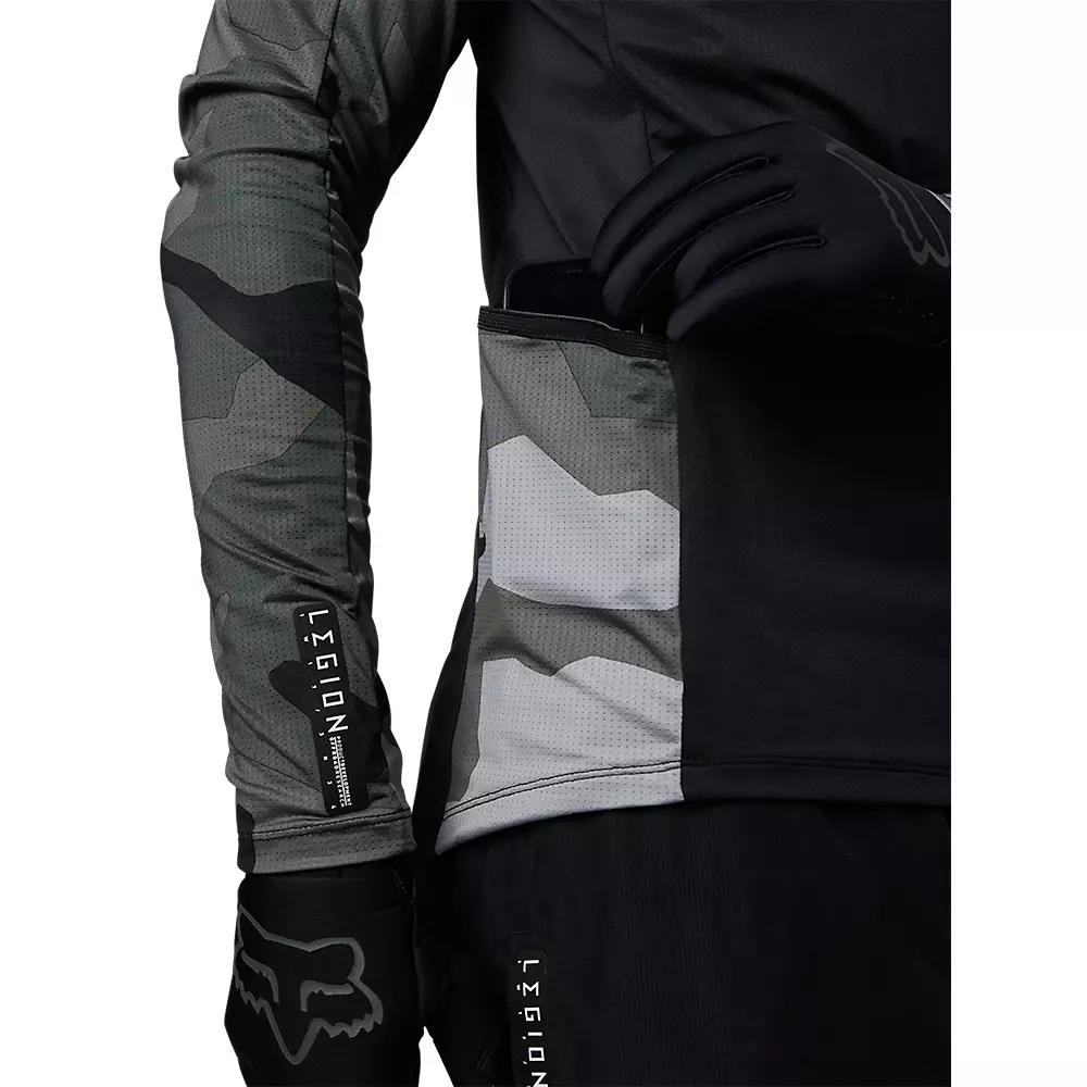 Polera Moto Ranger Drive Camo Negro Fox