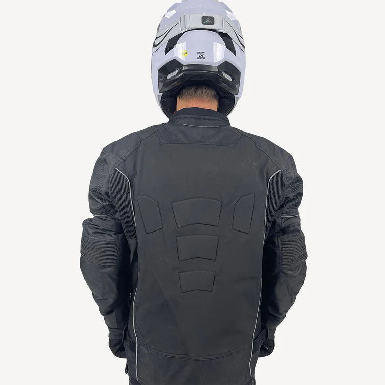 Chaqueta Moto Calle Warm Apex Negro Kmz