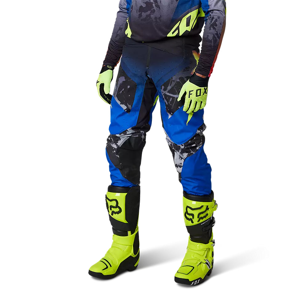 Pantalon Moto 360 Dkay Azul/Negro/Amarillo Fox - Rideshop