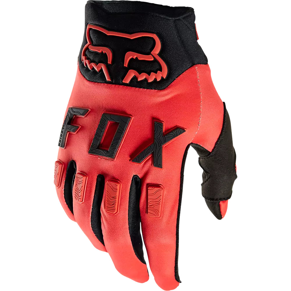 Guantes Moto Defend Wind Offroad Naranjo Fox - Rideshop